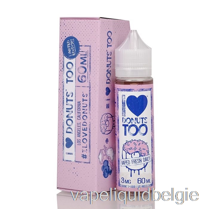 Vape-vloeistof Ik Hou Van Donuts - Mad Hatter-sap - 60 Ml 0 Mg